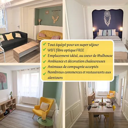 Et Spacieux Au Centre - La Boheme Apartment *
